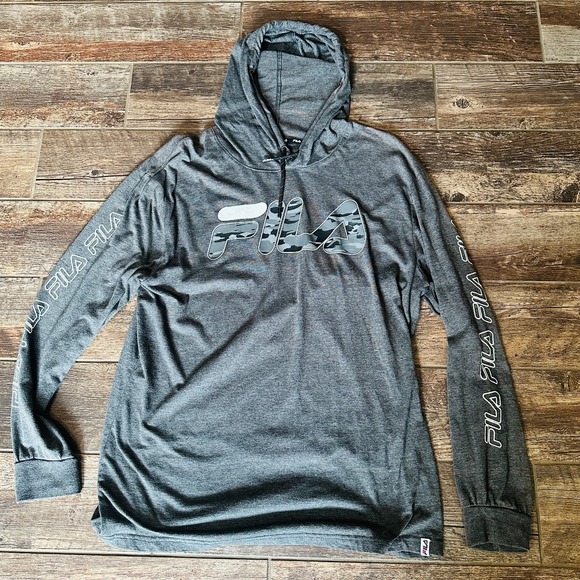 Fila Other - Fila Men's Pullover Hoodie Regular Fit Gray XL Extra Large - See photos
